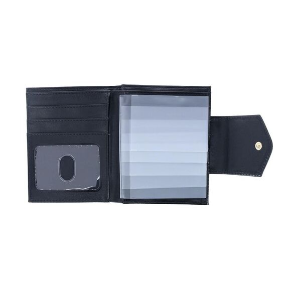 Buxton Women's Leather Attache Clutch Cardex Wallet and Coin Purse - Picture 3 of 6